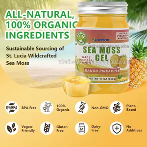 Ausreson <b>Sea</b> <b>Moss</b> <b>Gels</b> Private Label Supplement <b>Irish</b> <b>Sea</b> <b>Moss</b> Vitamins Pineapple Organic Bulk <b>Sea</b> <b>Moss</b> <b>Gel</b> - Product Image 4