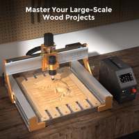 Machine de gravure CNC 4040Titan avec moteur pas à pas en boucle fermée et vis à billes pour découpe, marquage, travail du bois, acrylique, PCB et fabrication de signalétique