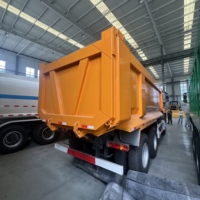 Специализированный восстановленный самосвал SINOTRUK HOWO NX 6X4 для перевозки речного песка, новые износостойкие шины, длительный срок службы