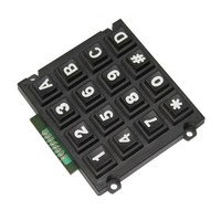 Matrix Keyboard teclado 4x4 módulo usar tecla PIC AVR sello Sml interruptor plástico de las llaves