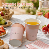 Gobelets en papier à double paroi jetables avec couvercles pour les cafés, les bars à café, les boissons chaudes à emporter, emballage en gros, fournisseur direct