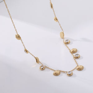 Fournitures de fabrication de bijoux ensembles de bijoux en gros personnalisé Hip Hop femmes Miami acier inoxydable plaqué or brin à la mode fête - Product Image 2