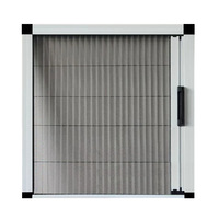 Offre Spéciale accordéon fenêtre écran plissé maille pliante moustiquaire porte Plisse mouche Bug moustiquaire moustiquaire maille