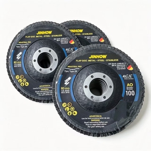 <span class=keywords><strong>Disque</strong></span> à lamelles abrasif de type 29 AO de 115 mm pour le polissage de l'acier inoxydable et du métal, roue à lamelles de 4,5 pouces - Product Image 5