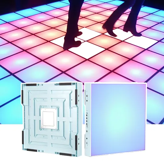 LED iluminar juegos para niños eventos interactivos pista de baile pantalla azulejo proyector sistema activo juego LED piso
