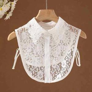 Camicetta con collo finto in pizzo con <span class=keywords><strong>colletto</strong></span> Dickey <span class=keywords><strong>staccabile</strong></span> mezza <span class=keywords><strong>camicia</strong></span> finto <span class=keywords><strong>colletto</strong></span> finto - Product Image 4