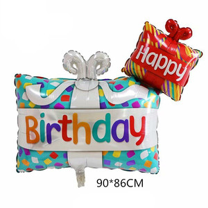 Palloncino in lamina a tre strati colorato a forma di torta <span class=keywords><strong>con</strong></span> <span class=keywords><strong>orsetto</strong></span> per feste di compleanno, in alluminio, all'ingrosso - Product Image 4