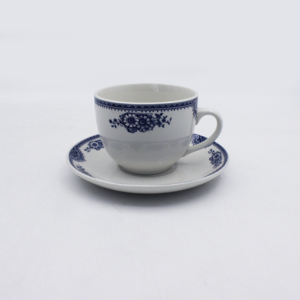Ensemble <span class=keywords><strong>de</strong></span> soucoupe <span class=keywords><strong>de</strong></span> vaisselle en céramique bleu profond classique Collection <span class=keywords><strong>de</strong></span> vaisselle en porcelaine imprimée pour un usage domestique - Product Image 6
