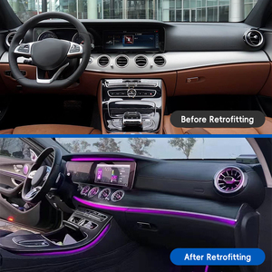 Modification et mise à niveau de l'éclairage ambiant de la voiture W213 2017, mise à niveau de l'intérieur, adapté à la Classe E de Mercedes-Benz W213 - Product Image 2