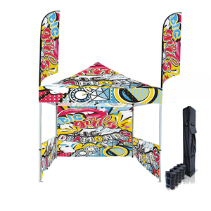 Tùy chỉnh in ấn dễ dàng ráp Pop Up triển lãm thương mại Lều kép <span class=keywords><strong>Top</strong></span> thương mại 10x20 Tán lều - Product Image 4
