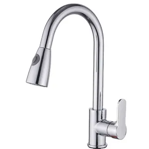 Pull Out Kitchen Faucet China Manufacture Sanitary Ware Factory SUS304 Kitchen Mixer Tap Water Saving Tap