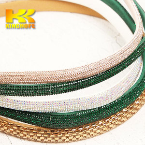 Tiras De Strass Cinta De Diamantes Tiras De Cristales Brillantes 6mm <strong>Y</strong> 8mm for Lady Sandals Upper Decoration - Product Image 5