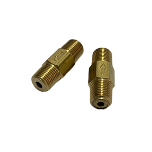 <strong>HI</strong>-<strong>TEK</strong> HK Model 1/4 Inch NPT Male to Male Thread Stainless Steel 304/316 Diaphragm Non-Return Check Valve for Gas Pneumatic - Product Image 6