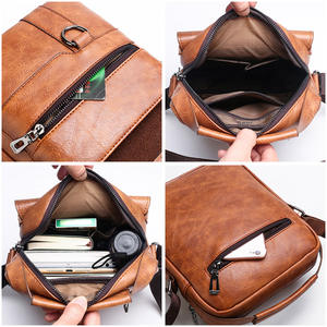 Classica borsa a tracolla Casual a spalla singola in pelle PU Business gioventù verticale <span class=keywords><strong>Messenger</strong></span> <span class=keywords><strong>uomo</strong></span> - Product Image 3