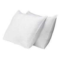 Oreiller de cou moderne en peluche douce - 100% polyester 200TC antibactérien respirant blanc pour un confort de sommeil toute saison