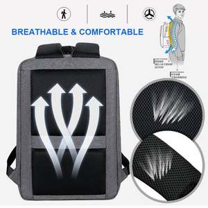 Mochila para Portátil de Lujo Unisex al por Mayor, Gran Capacidad, Oxford Impermeable, Carcasa Rígida, Cierre de Cremallera, Puerto USB, Bolsa para Ordenador de Negocios - Product Image 5