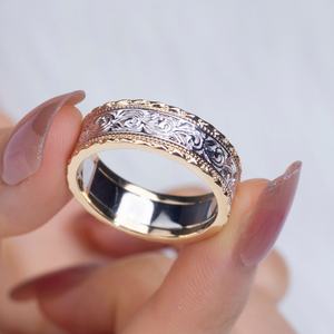 แหวนทอง14K สำหรับผู้ชาย MSR-855เครื่องประดับเมสซี่ตามสั่ง - Product Image 4