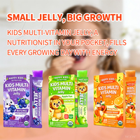 Multivitamines en gelée pour enfants, favorise une croissance saine, renforce l'immunité, saveur fruitée délicieuse, facile à mâcher pour les enfants