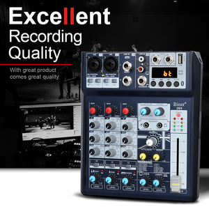 Biner DE8 Professional <strong>DJ</strong> Sound <strong>Controller</strong> with 16 Bit DSP Soundcard for PC Recording 8 Channel Usb Audio Mixer - Product Image 5
