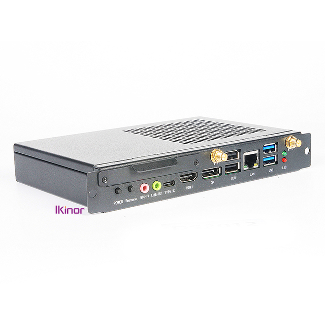 Ikinor I3 I5 I7 Mini OPS Module with Interactive White Board Smart Display Windows/Linux/Android Intel 10th Gen CPUs SSD Storage