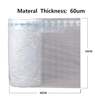 Film protecteur gonflable anti-crevaison robuste et recyclable pour l'expédition express, impression personnalisée OEM, approvisionnement en gros