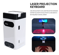 Mini projecteur laser virtuel magnétique à la mode, portable, sans fil, pour ordinateur, clavier mobile