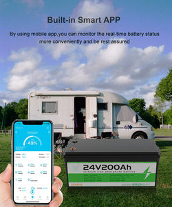 แบตเตอรี่ LiFePO4 24V 200Ah พร้อม BMS ในตัว - แบตเตอรี่ลิเธียมไอรอนฟอสเฟตแบบ Deep Cycle - Product Image 4