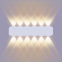Applique murale LED 12W en Aluminium pour l'intérieur et l'extérieur, applique murale moderne pour salon, chambre à coucher, couloir, escaliers