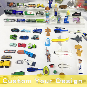 Contenedor personalizado para camión, carretilla elevadora, Tractor, bicicleta, unidad Flash USB en forma de coche de policía - Product Image 2