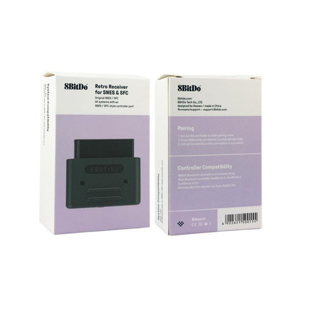 8Bitdo Retro Receiver for SNES Wireless Controller Converter for SFC BT Gamepad Receiver