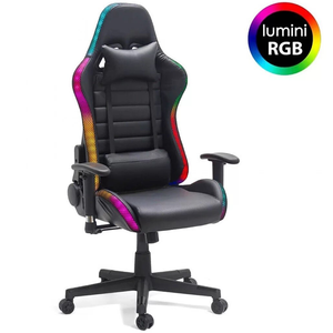 Silla <span class=keywords><strong>Gamer</strong></span> <span class=keywords><strong>LED</strong></span> con <span class=keywords><strong>Luces</strong></span> de Colores, Silla <span class=keywords><strong>Gamer</strong></span> de Lujo con <span class=keywords><strong>Luces</strong></span> RGB - Product Image 6