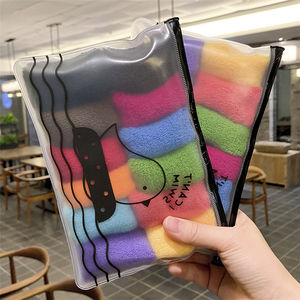 Пастельные цветные детские резинки для волос для девочек, полотенце, махровая ткань, Набор резинок для волос - Product Image 1