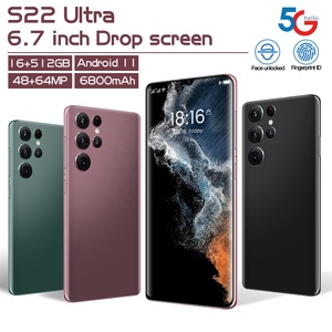 Téléphone Mobile Android 12 Débloqué 10 Cœurs <span class=keywords><strong>Version</strong></span> Globale <span class=keywords><strong>Original</strong></span> S22 Ultra Écran HD 7.3 Pouces 16 Go + 1 To Double SIM Smartphone 5G - Product Image 5