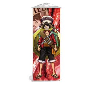 Hot Selling Japanese Wholesale Anime Posters One Piece Characters Luffy Poster Wall Decoration