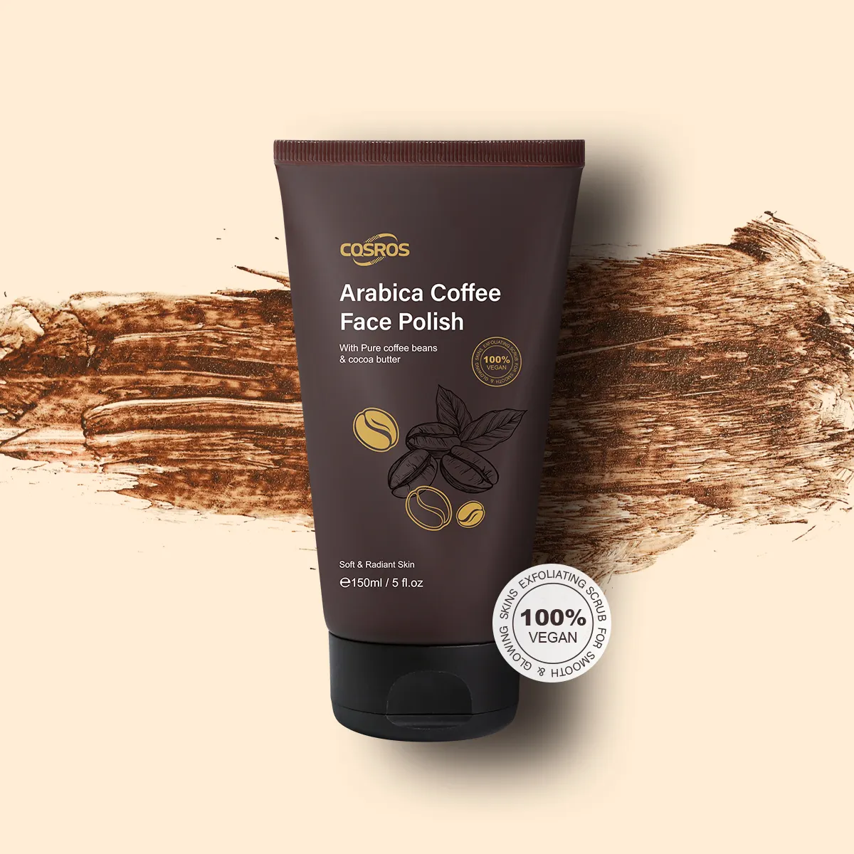 Großhandel Tiefreinigung Kaffee Peeling Körperpeeling Peeling-Ab Arabica-Kaffee Polish Hautpeeling Peeling Peeling für Gesicht
