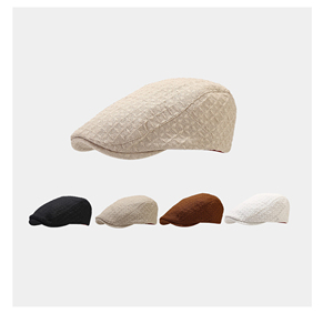Boinas Transpirables Estilo Británico al por Mayor, Moda Retro para Hombre, Cada Par de Sombreros de Pintor Estilo Newsboy - Product Image 2