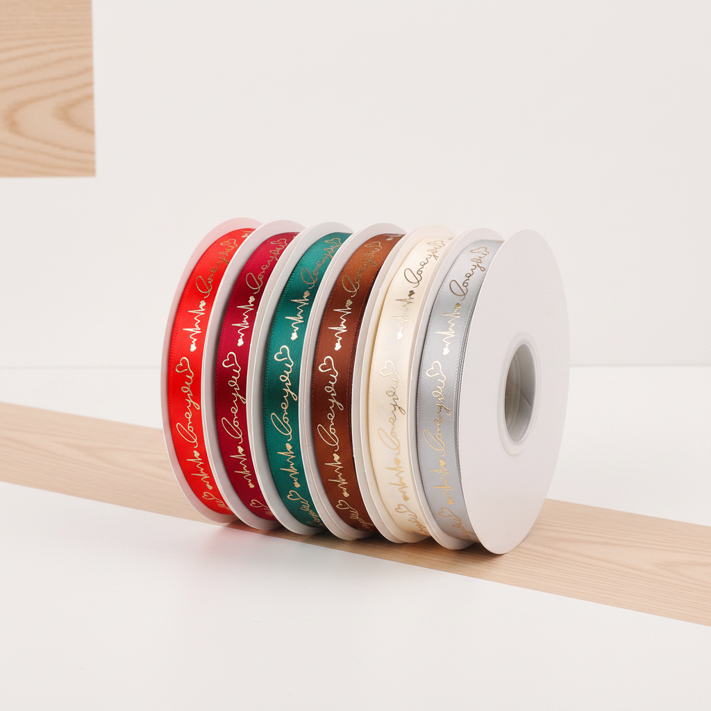 Wholesale Customized High Quality Ribbon Custom Low Moq Ribbons for Gift Wrap Polyester Ribbon