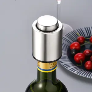 China Factory Direct Selling Wine Stoppers With Date Scale Red Wine Vacuum Stopper