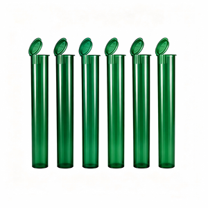 Tube en plastique rond PP personnalisé OEM ODM de 117 mm avec couvercle à clapet, fabricant d'origine, contenant cosmétique à ouverture facile - Product Image 1