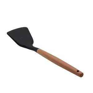 Pelle à sable en bois pour enfants, jouets de plage, en hêtre, noyer et frêne, pour les 2 à 4 ans, unisexe, outil de cuisine simulé - Product Image 4