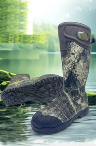 Bottes <span class=keywords><strong>de</strong></span> <span class=keywords><strong>Chasse</strong></span> Sinodiving Haut <span class=keywords><strong>de</strong></span> Gamme <span class=keywords><strong>en</strong></span> <span class=keywords><strong>Néoprène</strong></span> et Caoutchouc Imperméables, Semelle Extérieure <span class=keywords><strong>en</strong></span> Caoutchouc Camouflage Personnalisé pour Hommes - Product Image 4