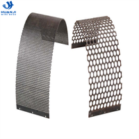 Grilles de tamisage perforées sur mesure anti-corrosion pour broyeurs à marteaux à trous ronds, services de découpe et de pliage