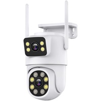 Monitor Inalámbrico 5G para Exteriores con Calidad de Imagen de Alta Definición, Cámara de Doble Lente, WiFi, IP66, Resistente al Agua, 12V