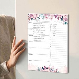 Bloc de Notas Magnético de Papel, 52 Semanas, en Inglés, con Hojas Desprendibles, Lista de Compras, Planificador de Comidas, Regalo - Product Image 4