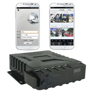 Grabador de vídeo DVR para coche, 4G, WIFI, GPS, caja negra, 4 canales, AHD, móvil, HD, 720P, cámara de seguridad