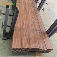 Plancher en bois composite imperméable pour terrasse extérieure, revêtement de sol WPC