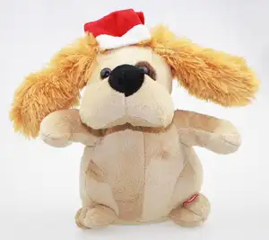 CE/ASTM 2024趋势新品定制狗圣诞毛绒玩具毛绒动物玩具拥抱玩具生日礼物
