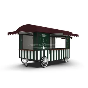 Mobile Kaffee wagen Street Food schöne mobile Kaffee wagen zum Verkauf mit Fahrgestell