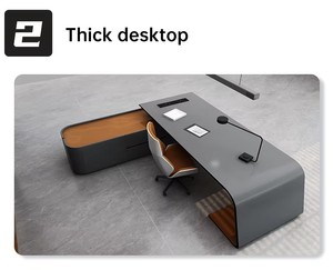 XS-08R Schreibtisch Modern Executive <strong>Office</strong> <strong>Table</strong> boss <strong>Office</strong> Furniture boss Desk Ceo Desk Luxury Desk boss <strong>Table</strong> for <strong>Office</strong> - Product Image 6