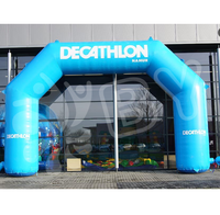 Haute qualité personnalisable extérieur fabricant prix impression Logo publicité bleu arc gonflable commercial arc gonflable